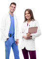 Adar Unisex 31" Classic Consultation Coat