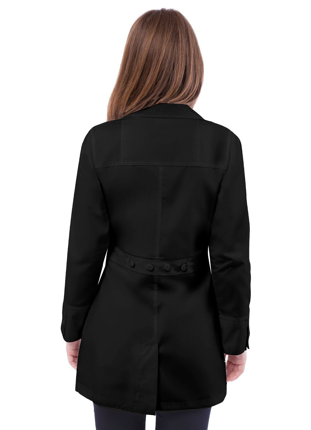 Adar Women's 32" Perfection Lab Coat - Black - White (Copy)