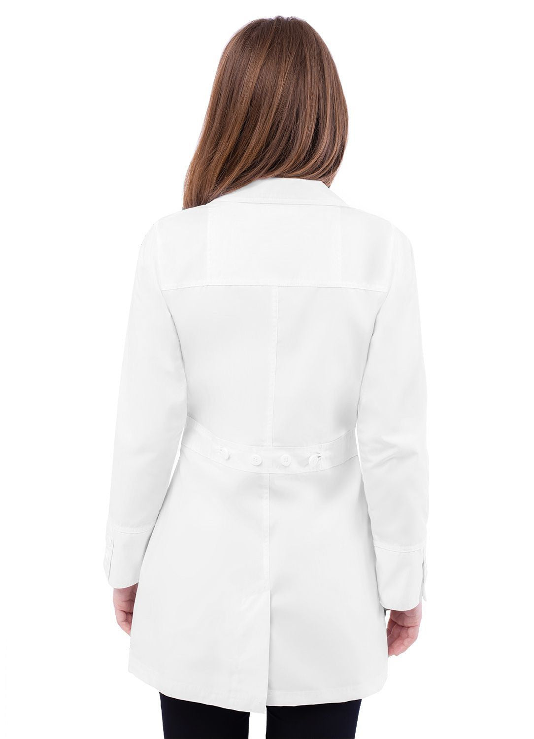 Adar Women's 32" Perfection Lab Coat - Black - White (Copy)