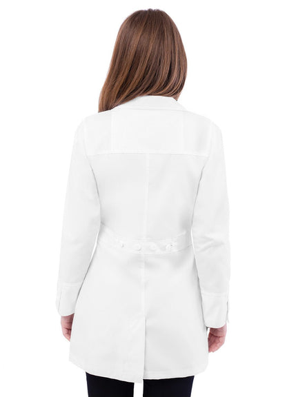 Adar Women's 32" Perfection Lab Coat - Black - White (Copy)