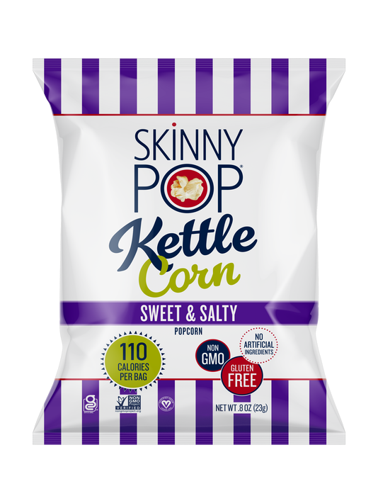 SKINNYPOP and PIRATE'S BOOTY Family Snack Pack Popped Popcorn and Aged White Cheddar Puffs, 0.5 - 0.8 oz Bags (20 Count)