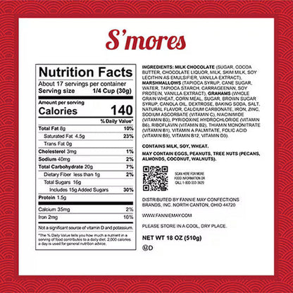 Fannie May Smores Snack Mix - 18oz - Bag