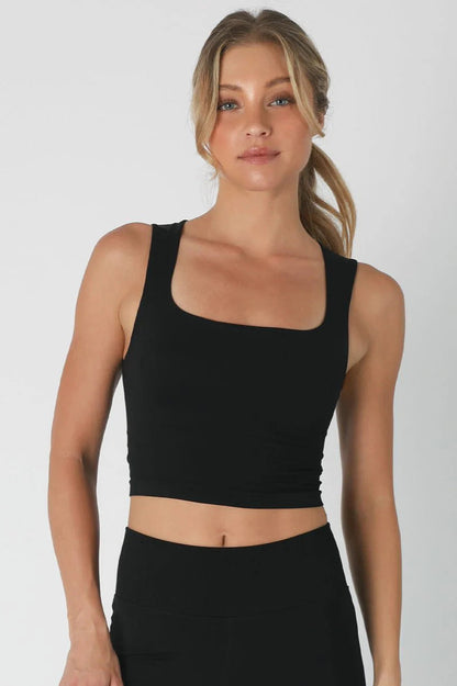 Ruby & Jenna Women's Square Neck Top