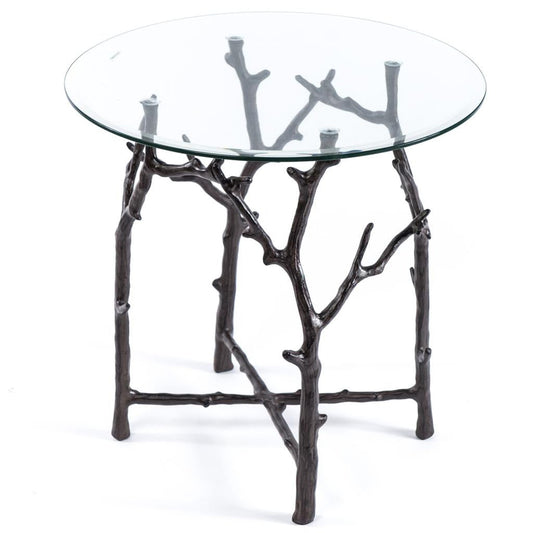 Cracker Barrel Aluminum Branch Side Table