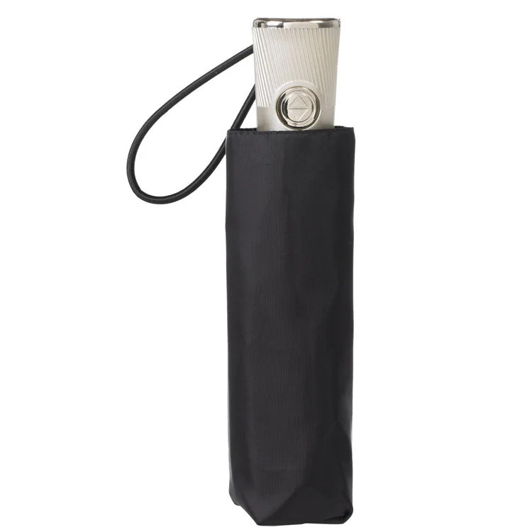 Totes Recycled Mini Folding Umbrella with Auto Open/Close Technology