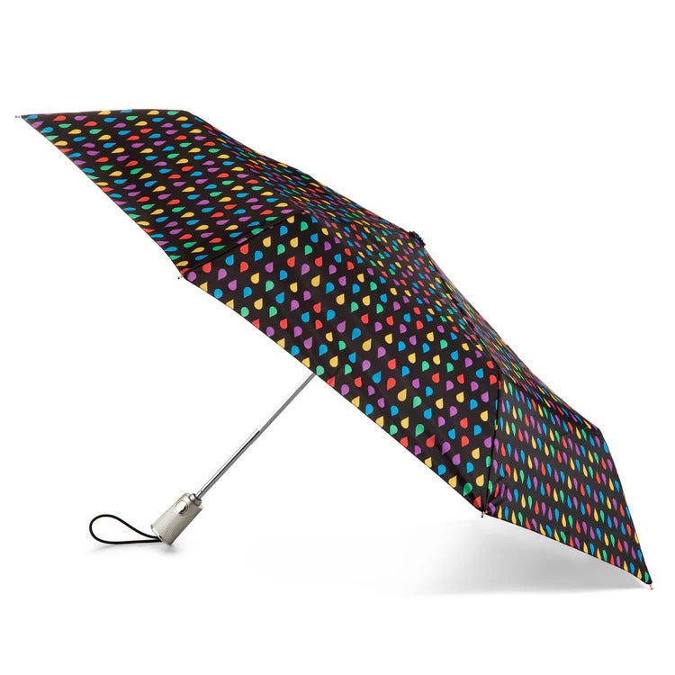 Totes Large SunGuard Folding Umbrella with Auto Open/Close Technology