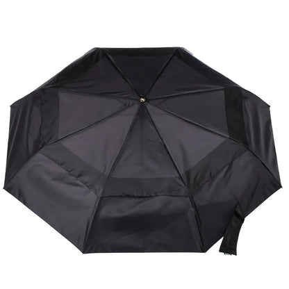 Totes Extra-Large Recycled Vented Canopy Folding Umbrella with Auto Open/Close and Sunguard Technology