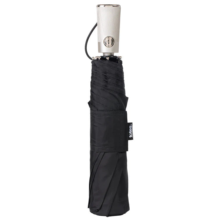 Totes Extra-Large Recycled Vented Canopy Folding Umbrella with Auto Open/Close and Sunguard Technology