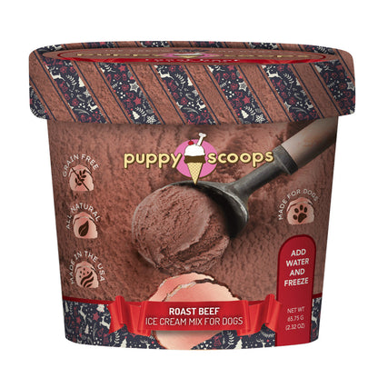 Puppy Cake Puppy Scoops Christmas Sample Pack - 4 Holiday Themed Ice Cream Flavors