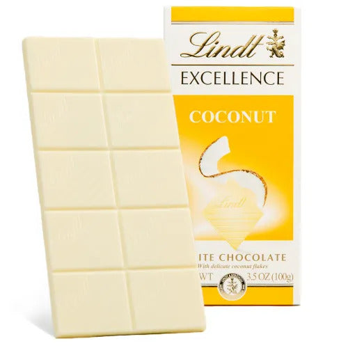 Lindt Chocolate Coconut White Chocolate EXCELLENCE Bar (3.5 oz)