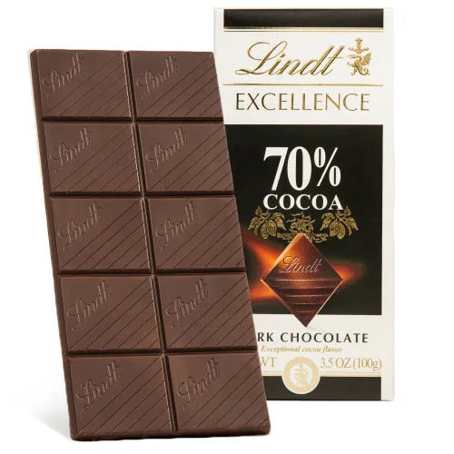 Lindt Chocolate 70% Cocoa Dark Chocolate EXCELLENCE Bar (3.5 oz)