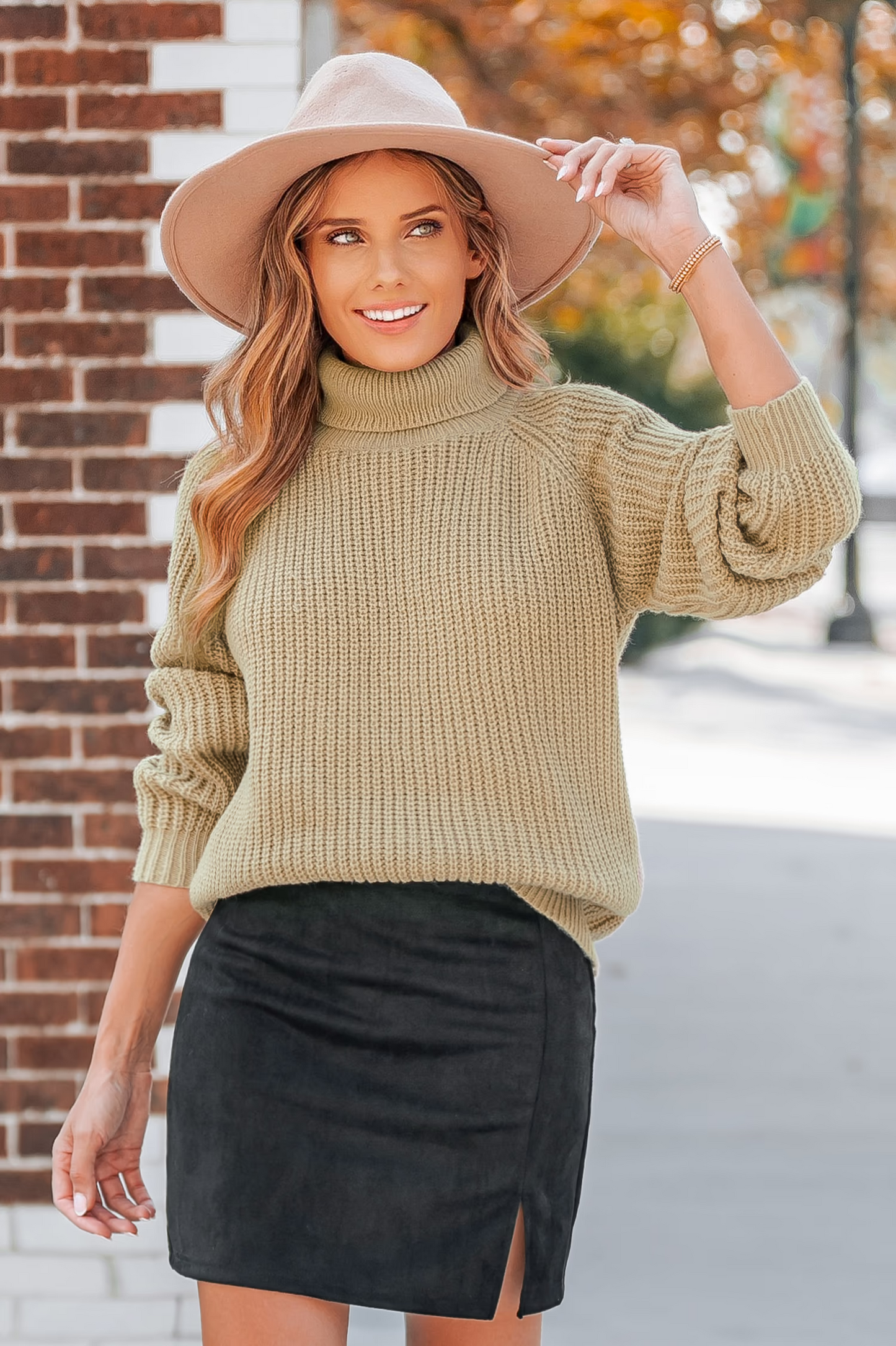 Cupshe Rib Turtleneck Sweater (x2)