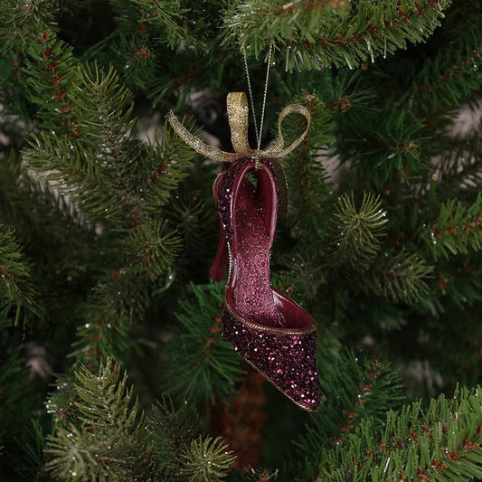 Cracker Barrel Sequin High Heel Ornament