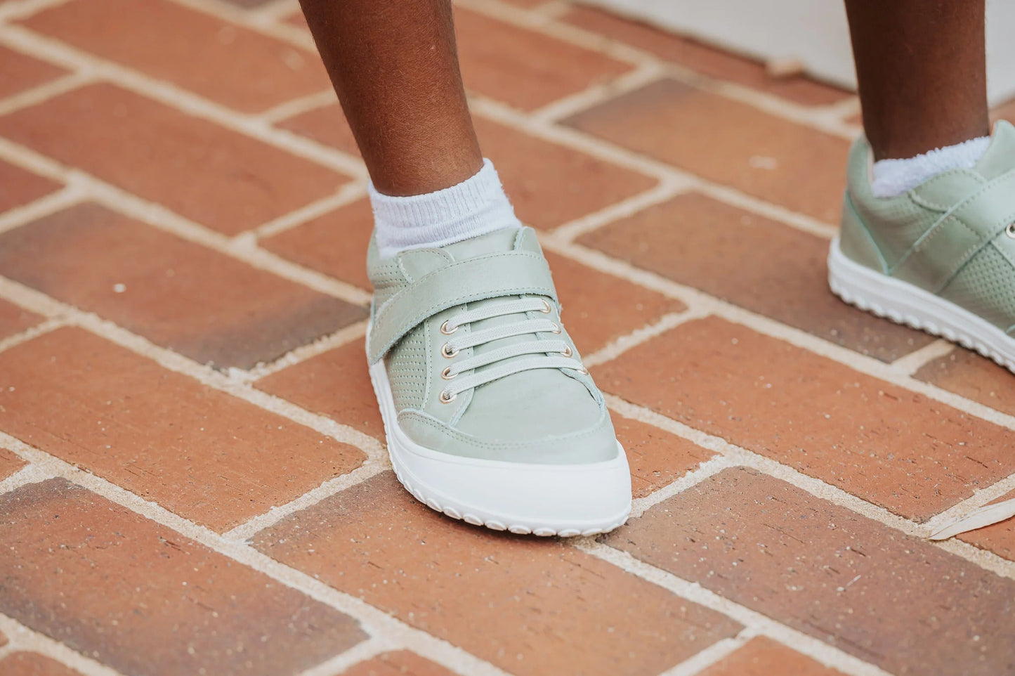 Little Love Bug Co. Play Perfect Avocado Low Top {Premium Leather}