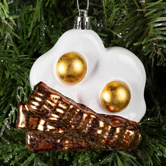 Cracker Barrel Bacon & Eggs Ornament