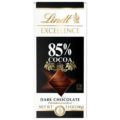 Lindt Chocolate 85% Cocoa Dark Chocolate EXCELLENCE Bar (3.5 oz)