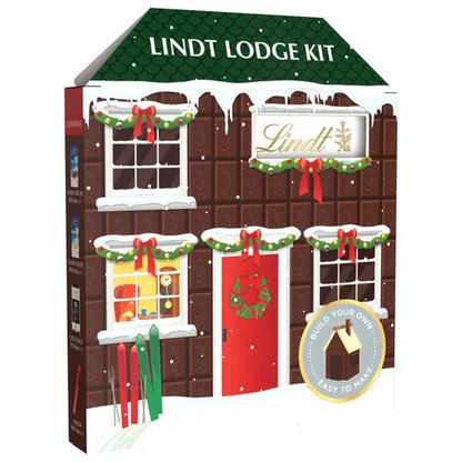 Lindt Chocolate Lindt Holiday Build Your Own Chocolate Lodge Kit