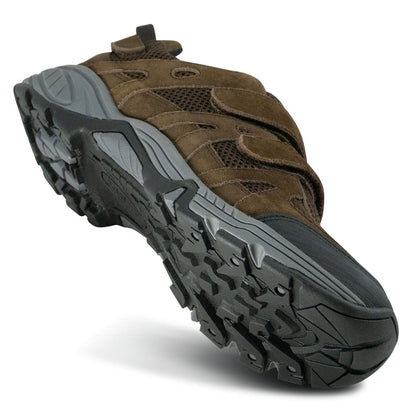 Apexfoot Men's Balance Shoe Hiker - Brown - X-Wide (4E)