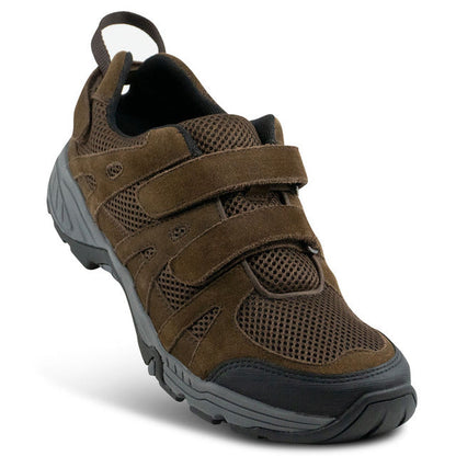 Apexfoot Men's Balance Shoe Hiker - Brown - X-Wide (4E)