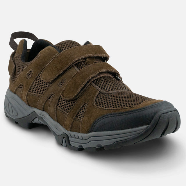 Apexfoot Men's Balance Shoe Hiker - Brown - X-Wide (4E)