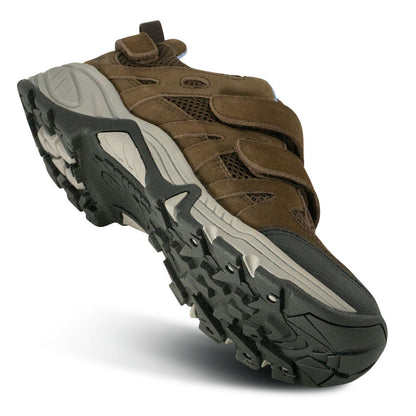 Apexfoot Women's Balance Shoe Hiker- Brown-  X-Wide (2E)