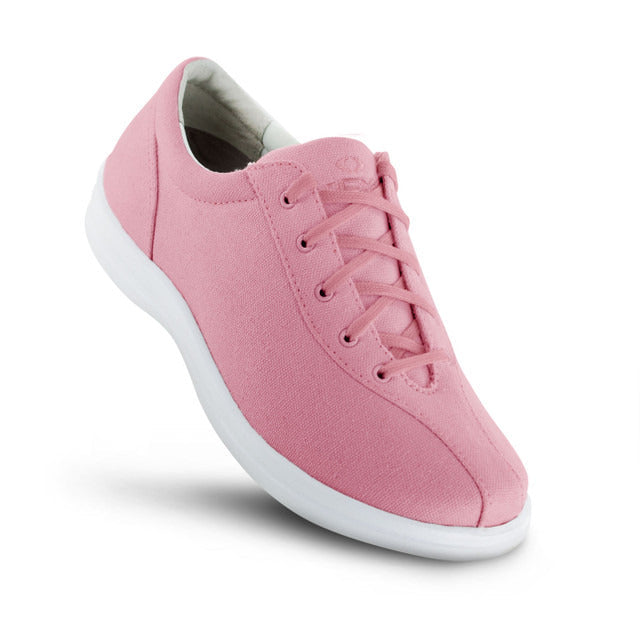 Apexfoot Women's Ellen Casual Shoe - Pink - X-Wide (2E)