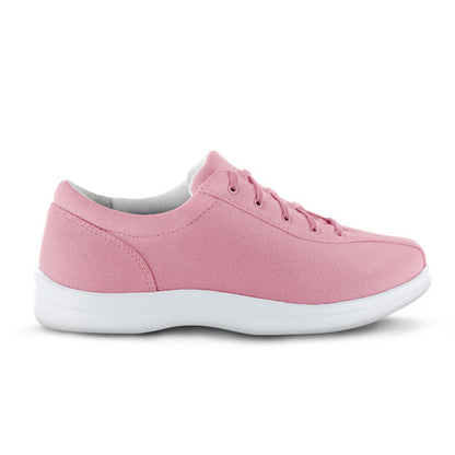 Apexfoot Women's Ellen Casual Shoe - Pink - X-Wide (2E)