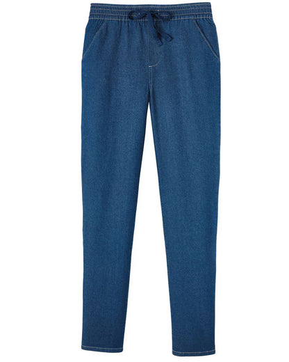 BLAIR Haband Women’s Pull On Stretch Jeans with Flat Elastic Waist - x4