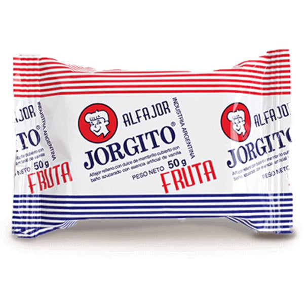 Pampa Direct Alfajor Jorgito Quince Jelly w/ Sugar Coating, 50 g / 1.7 oz (pack of 6)