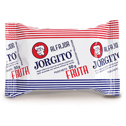 Pampa Direct Alfajor Jorgito Quince Jelly w/ Sugar Coating, 50 g / 1.7 oz (pack of 6)
