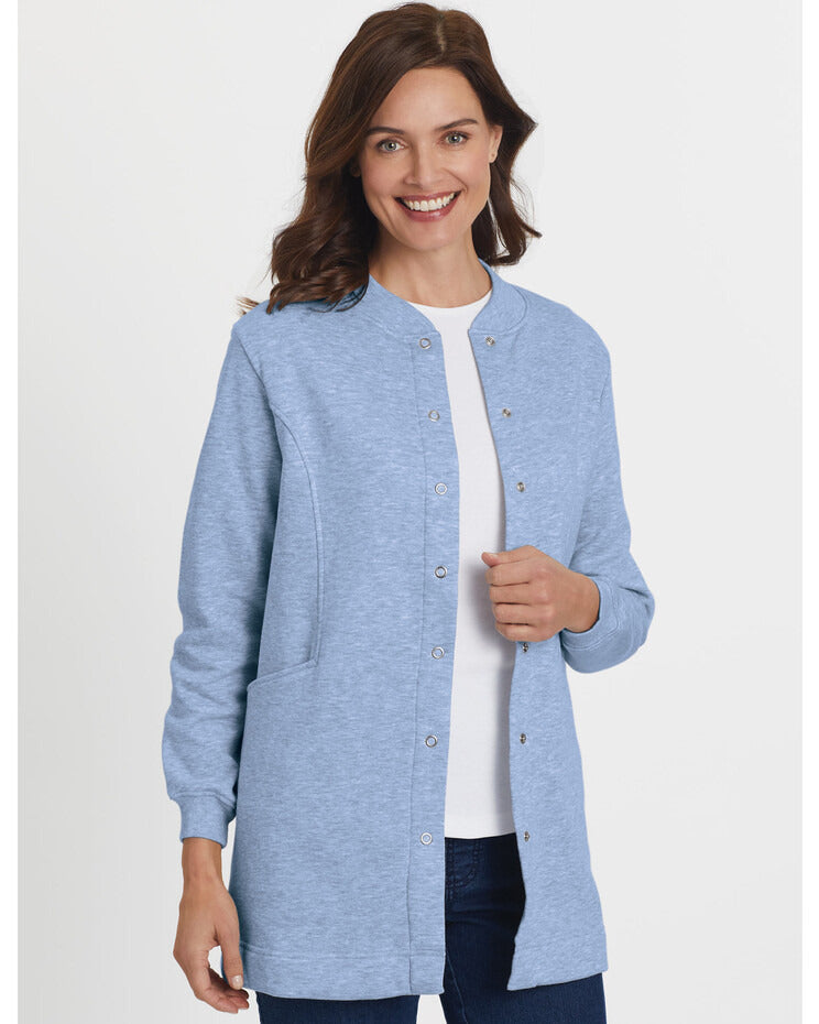 Blair Women's Long Snap-Front Jacket 1