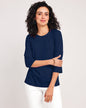 Blair Womens's Essential Knit Three-Quarter Sleeve Tee 1