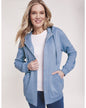 Blair Womens's Hooded Fleece Snap Jacket 1