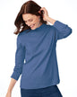 Blair Womens's Essential Knit Long Sleeve Mock Top 1