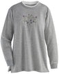 Blair Women's Better-Than-Basic Embroidered Tunic Sweatshirt 1