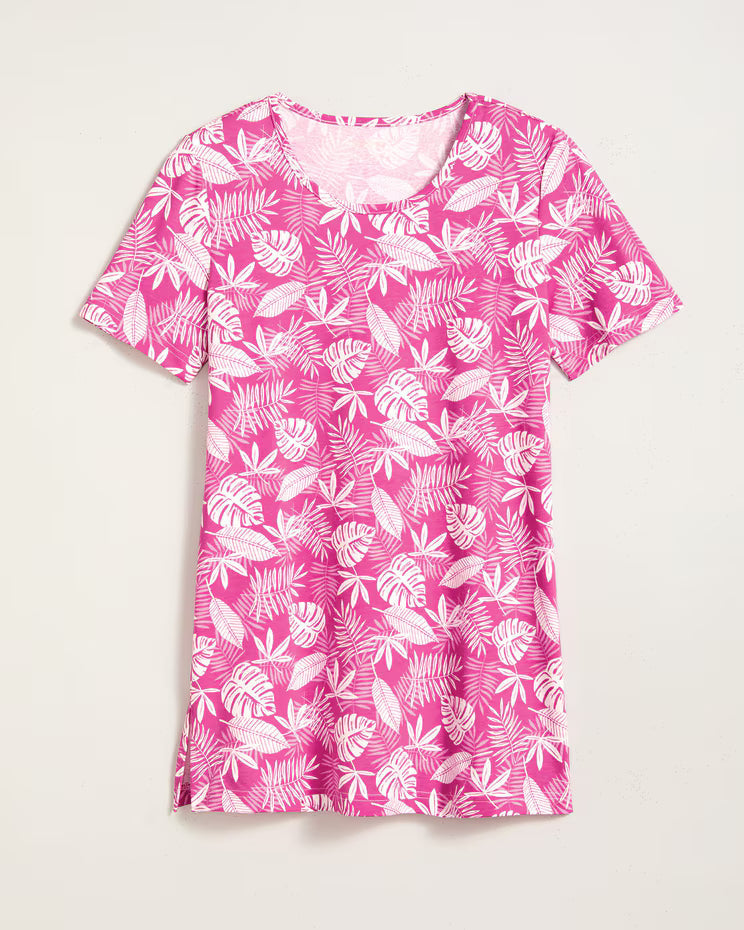 BLAIR Women's Tops Short Sleeve Anytime Print Tunic 1 (Misses) - x3