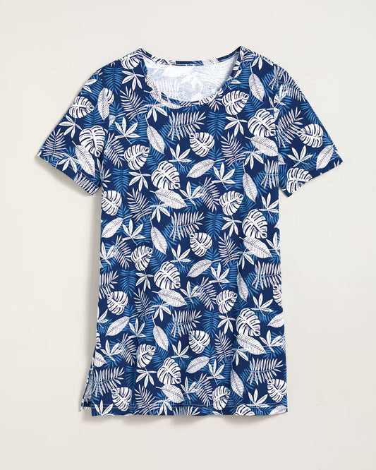 BLAIR Women's Tops Short Sleeve Anytime Print Tunic 2 (Misses) - x3