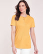 Blair Womens's Short Sleeve Pointelle Henley Top 4