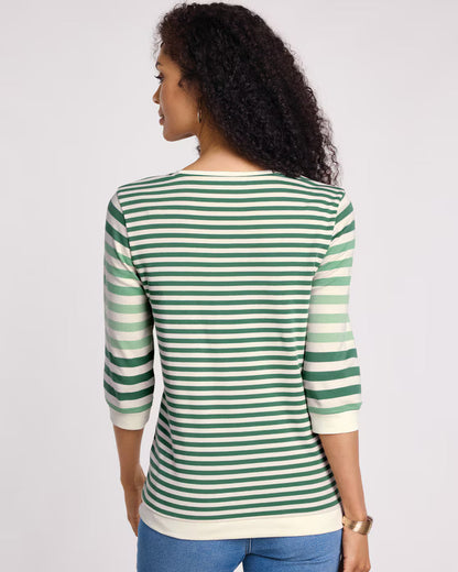 BLAIR Women's Tops Essential Knit Pocket Top (Misses) - x4