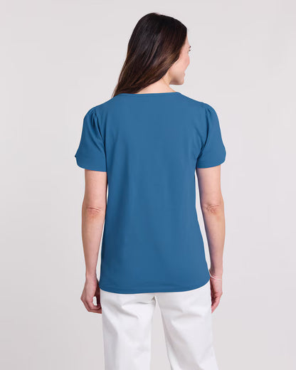 BLAIR Women's Tulip Sleeve Knit Top (Women Plus)