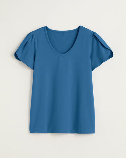BLAIR Women's Tulip Sleeve Knit Top (Women Plus)