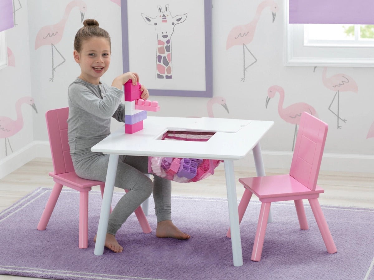 Ashley Furniture Delta Children Kids Table And Chair Bundle With Storage