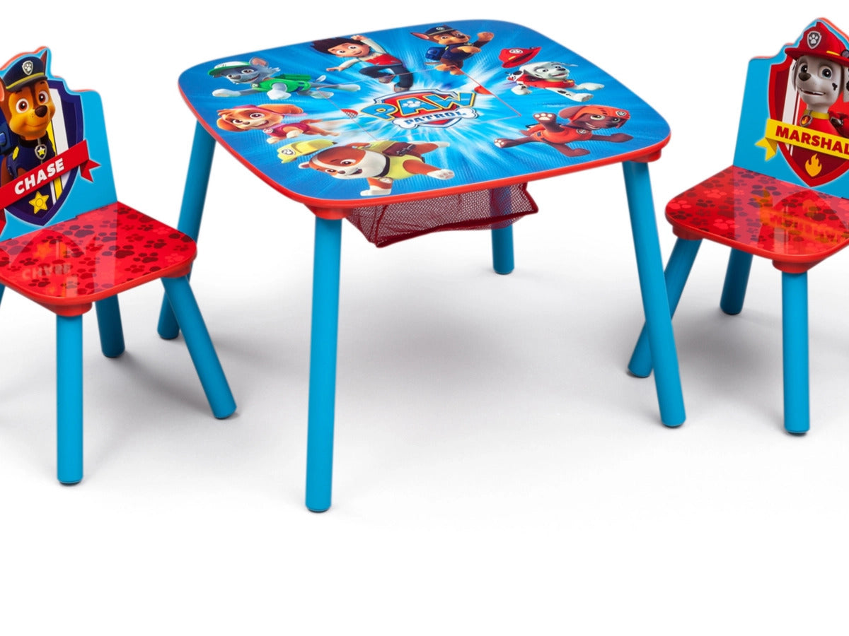 Ashley Furniture Delta Children Nick Jr. Paw Patrol Table And Chair Set With Storage