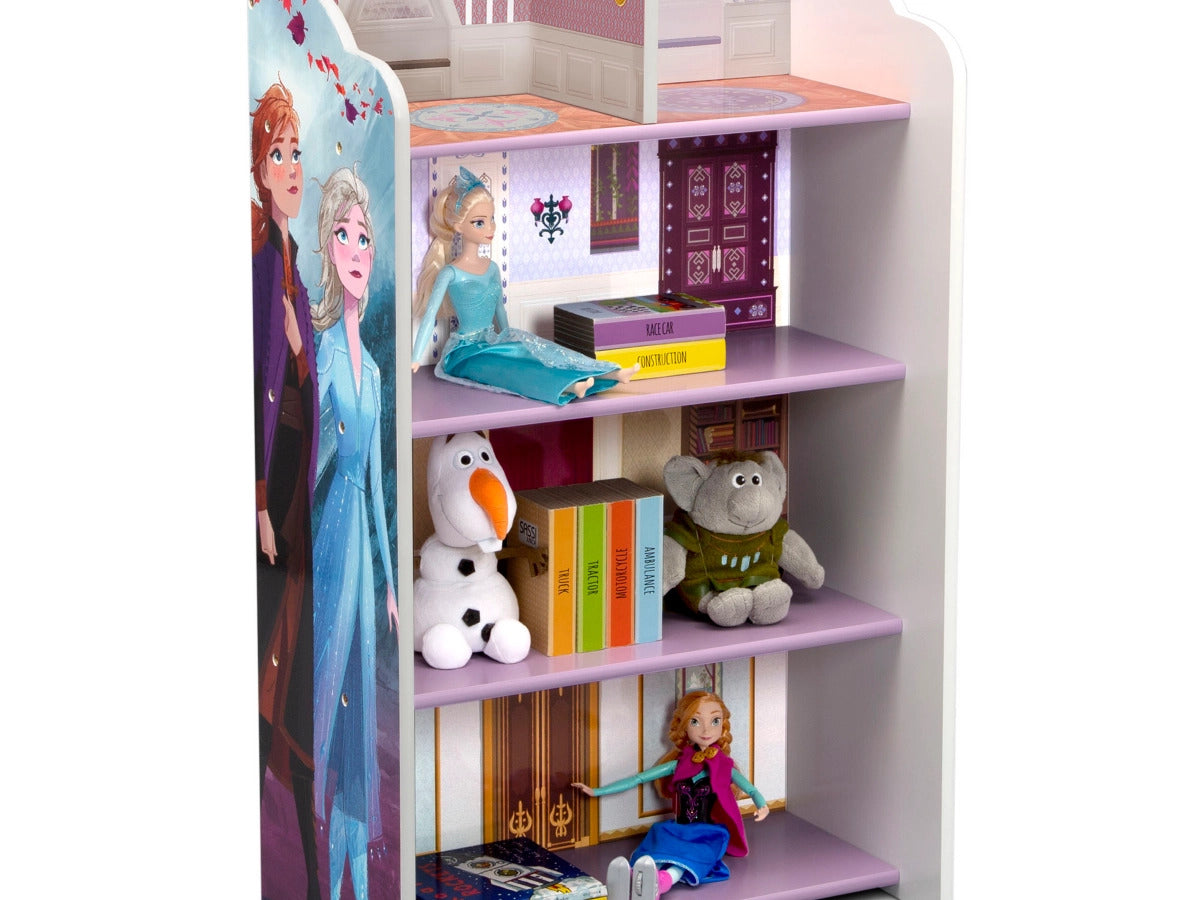 Ashley Furniture Frozen II Wooden Playhouse 4-shelf Bookcase For Kids