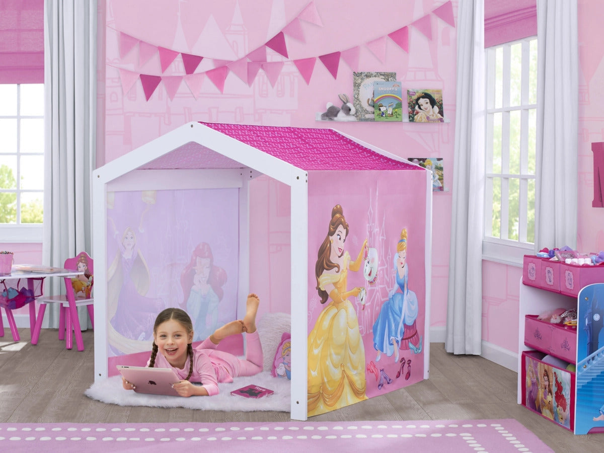 Ashley Furniture Delta Children Disney Princess Indoor Playhouse With Fabric Tent For Boys And Girls