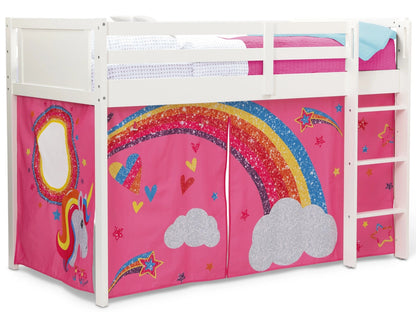 Ashley Furniture Delta Children Jojo Siwa Loft Bed Tent - Curtain Set For Low Twin Loft Bed (bed Sold Separately)