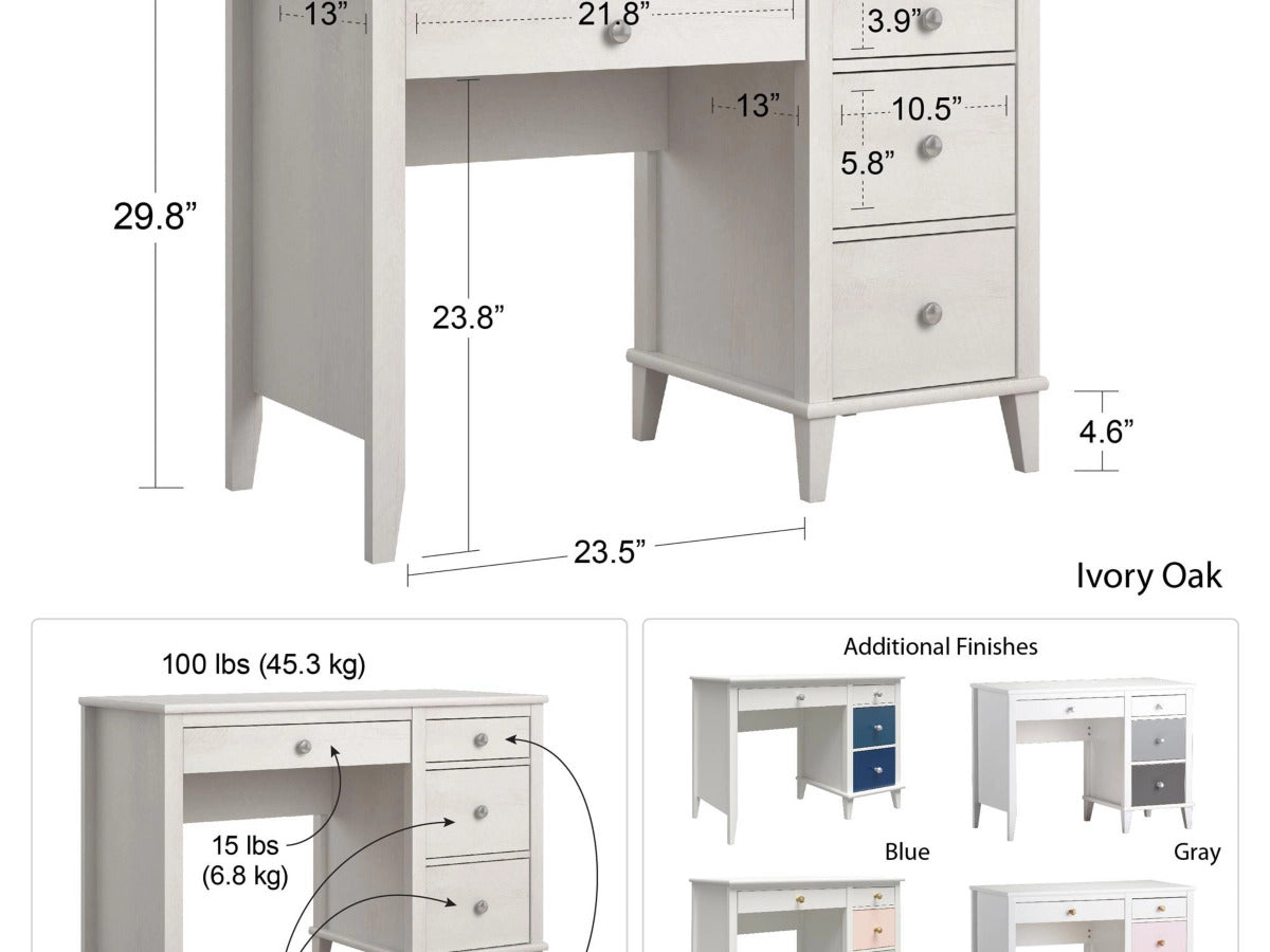 Ashley Furniture Little Seeds Monarch Hill Poppy Kids Desk