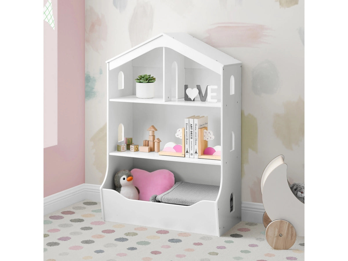 Ashley Furniture Delta Children Playhouse Bookcase with Toy Storage