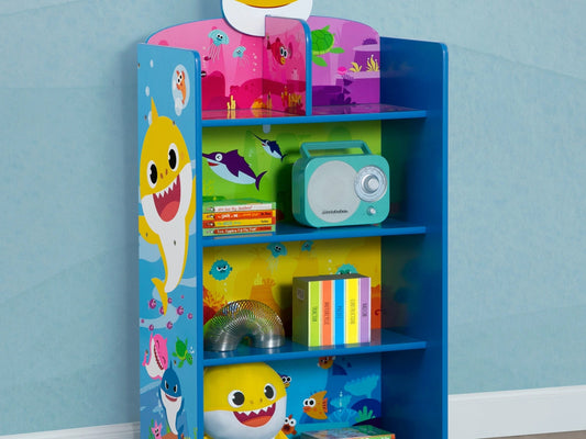 Ashley Furniture Delta Children Baby Shark Playhouse 4-Shelf Bookcase