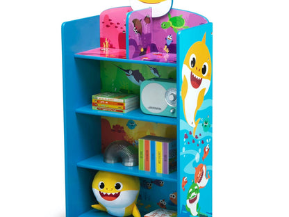 Ashley Furniture Delta Children Baby Shark Playhouse 4-Shelf Bookcase